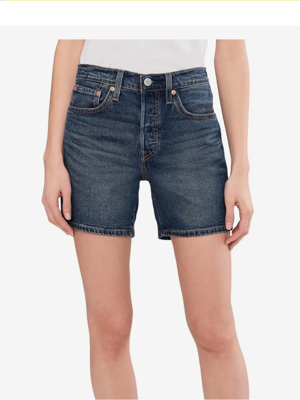 Levi's High-Rise Denim Shorts